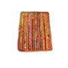 Hand braided Jute Rug with Upcycled Fabric