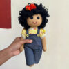 Girl Doll In Dungarees