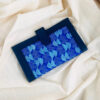 Kantha Embroidered Leather Wallet